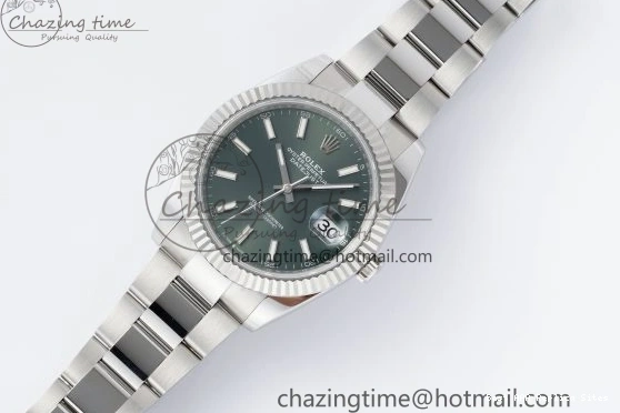 AAA Replica Watches Oyster 1:1 Packable 904L Bracelet 41 Stick 2154 DateJust NTF on Edition Steel Best 126334 VR Dial Green 1229